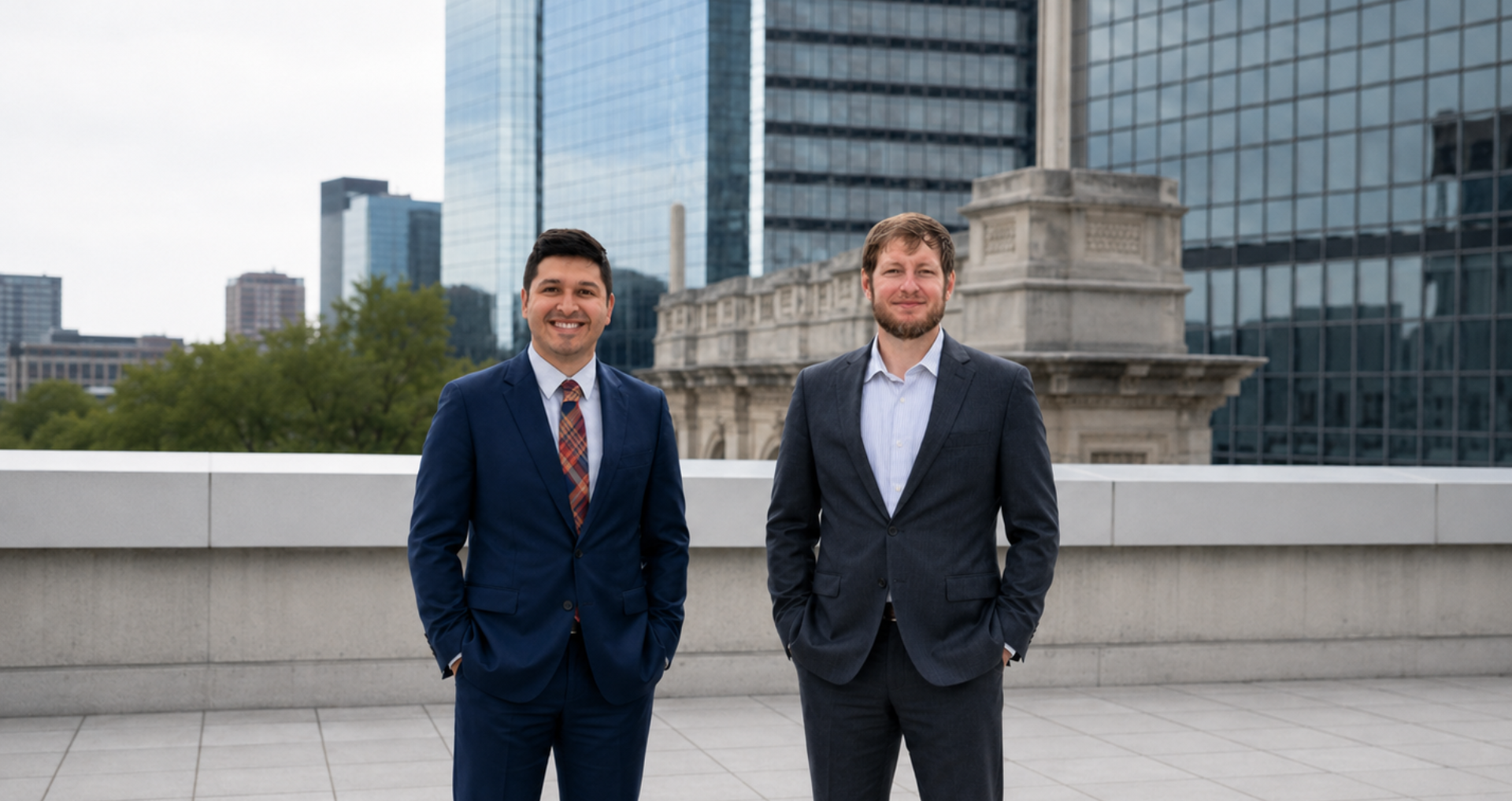 Oscar Rodriguez and Mike Brock of SmartCFO, accountants serving small businesses in Indianapolis, Indiana